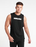 Offset Tank / Black-Stringers & Tanks-Mens