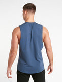 Offset Tank / Dusky Blue-Stringers & Tanks-Mens