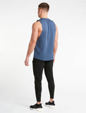 Offset Tank / Dusky Blue-Stringers & Tanks-Mens