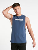 Offset Tank / Dusky Blue-Stringers & Tanks-Mens