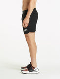Performance Mid-Rise Shorts / Black-Shorts-Mens