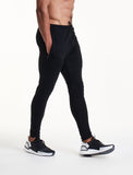 Pro-Fit Tapered Bottoms / Triple Black-Joggers & Bottoms-Mens