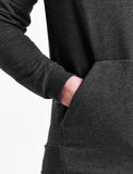 Response Hoodie / Heather Charcoal-Jackets & Hoodies-Mens