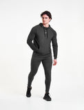 Response Hoodie / Heather Charcoal-Jackets & Hoodies-Mens