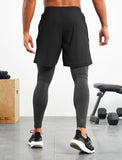 Seamless Training Leggings / Black Marl