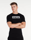 Team T-Shirt / Black-T-Shirts & Tops-Mens