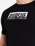 Team T-Shirt / Black-T-Shirts & Tops-Mens