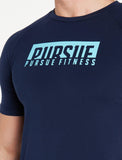 Team T-Shirt / Navy-T-Shirts & Tops-Mens