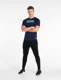 Team T-Shirt / Navy-T-Shirts & Tops-Mens