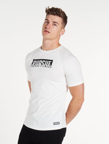 Team T-Shirt / White-T-Shirts & Tops-Mens
