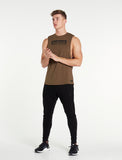 Team Tank / Khaki-Stringers & Tanks-Mens