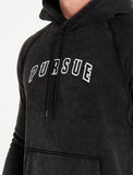 Varsity Hoodie / Acid Wash-Jackets & Hoodies-Mens