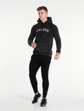 Varsity Hoodie / Acid Wash-Jackets & Hoodies-Mens
