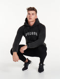 Varsity Hoodie / Acid Wash-Jackets & Hoodies-Mens