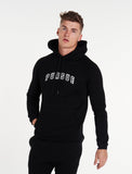 Varsity Hoodie / Black-Jackets & Hoodies-Mens