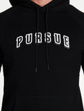 Varsity Hoodie / Black-Jackets & Hoodies-Mens
