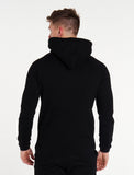 Varsity Hoodie / Black-Jackets & Hoodies-Mens