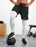 Xeno Seamless Leggings / White.Grey