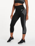 ADAPT Seamless ¾ Leggings / Black-Leggings & Bottoms-Womens