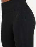 ADAPT Seamless ¾ Leggings / Blackout-Leggings & Bottoms-Womens