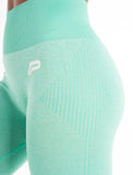 ADAPT Seamless Leggings / Aqua Teal-Leggings & Bottoms-Womens