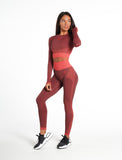 ADAPT Seamless Leggings / Coral Quartz-Leggings & Bottoms-Womens