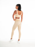 ADAPT Seamless Leggings / Marl Beige-Leggings & Bottoms-Womens