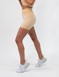 ADAPT Seamless Short Length Shorts / Marl Beige-Shorts-Womens