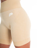 ADAPT Seamless Shorts / Marl Beige-Shorts-Womens