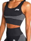 ADAPT Seamless Sports Bra / Black-Sports Bras-Womens