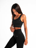 ADAPT Seamless Sports Bra / Blackout-Sports Bras-Womens