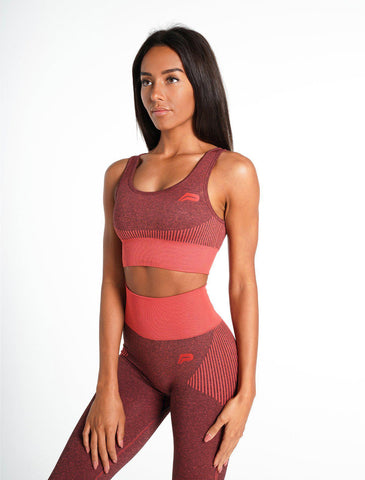 ADAPT Seamless Sports Bra / Coral Quartz-Sports Bras-Womens