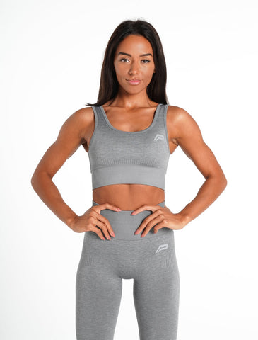 ADAPT Seamless Sports Bra / Subtle Grey-Sports Bras-Womens
