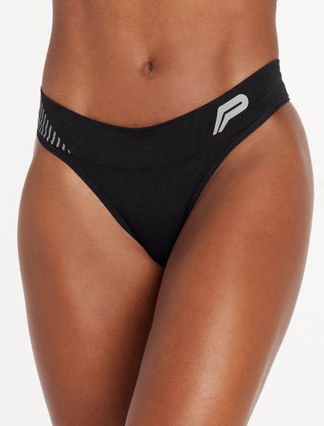 ADAPT Seamless Thong / Black-Underwear-Womens