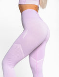 Afterglow Seamless Leggings / Lilac Mist-Leggings & Bottoms-Womens