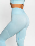 Afterglow Seamless Leggings / Sky Blue-Leggings & Bottoms-Womens