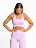 Afterglow Seamless Sports Bra / Lilac Mist-Sports Bras-Womens