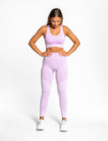 Afterglow Seamless Sports Bra / Lilac Mist-Sports Bras-Womens