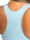 Afterglow Seamless Sports Bra / Sky Blue-Sports Bras-Womens