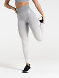 Blaze Seamless Leggings / Cloud Grey-Leggings & Bottoms-Womens