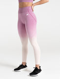 Blaze Seamless Leggings / Raspberry Ripple-Leggings & Bottoms-Womens
