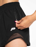 Breeze Run Shorts / Black-Shorts-Womens