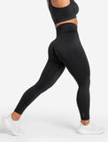 Womens-Core Seamless Leggings / Blackout