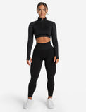 Womens-Core Seamless Leggings / Blackout