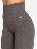 Womens-Core Seamless Leggings / Brown Marl