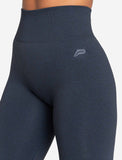 Womens-Core Seamless Leggings / Navy Marl