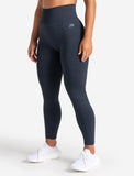Womens-Core Seamless Leggings / Navy Marl