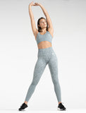Cosmic Seamless Leggings / Teal Ombre-Leggings & Bottoms-Womens