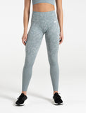 Cosmic Seamless Leggings / Teal Ombre-Leggings & Bottoms-Womens