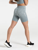 Cosmic Seamless Shorts / Teal Ombre-Shorts-Womens